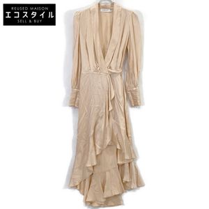 Zimmermann Orange Silk Wrap Dress One Piece 0 [Used]