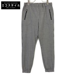 Woolrich WWPAN1212 Black Gingham Check Pants, Size XS (Pre-owned)