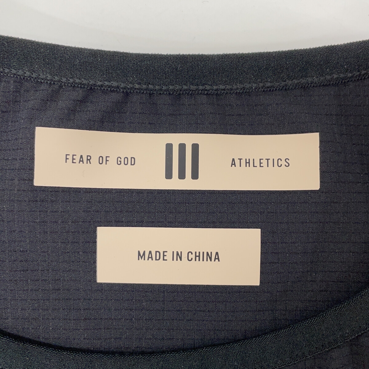 Adidas x FEAR OF GOD 25SS JZ7376 Black ATHLETICS MELTAWAY CREWNECK