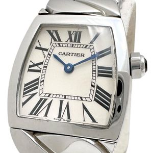 二手 CARTIER/Cartier Radonya SM W660012I 不锈钢石英表，象牙色表盘，银色表带，女士款。