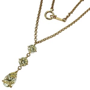 二手 1.687 克拉钻石项链，18K 金，4.8 克，39 厘米，女士款。