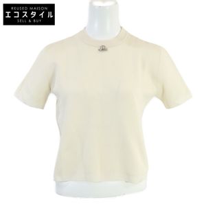 Hermès [Excellent Condition/Domestic Authentic] 5H2679D2 Palefroi Remix Short Sleeve Knit Sweater/Size 36 [Pre-owned]