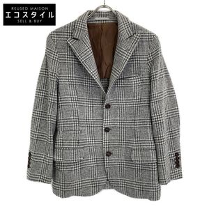 Brunello Cucinelli Gray MN4557BFDAJAP Wool Kash Flannel Jacket, Size 42 (Pre-owned)