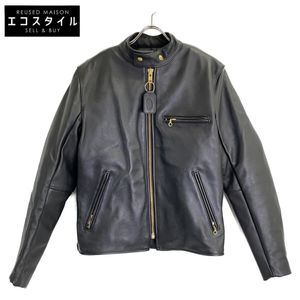 Used Vanson Black Model B Single Rider Jacket with Liner, Size 38