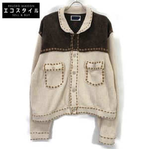 Fingerin PD-252-KN-011 Brown x Beige PG1 KNIT L [Used]