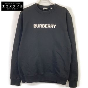 Burberry Black BURLOW Front Logo Sweatshirt, Size M (Pre-owned)