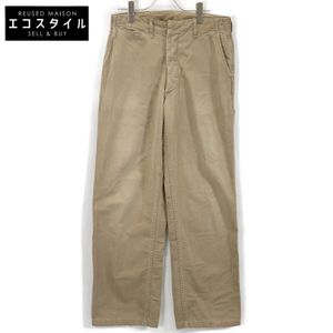 US Navy 50's beige chino trousers, Marine Corps, chino trousers, chinos, unmarked [Used]