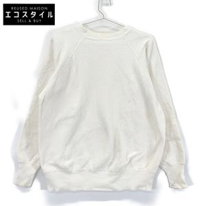 Vintage 60's White Raglan Sleeve Sweatshirt (No Label) [Pre-owned]
