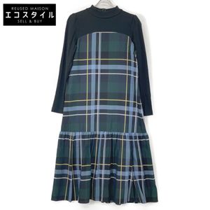 Blue Label Crestbridge Green Checked Beam Color Pen Telecom Combination Dress 36 [Used]