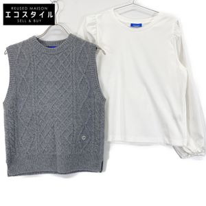 Blue Label Crestbridge 2015 Gray x White Cutsaw with Knit Vest, Size 38 (Used)