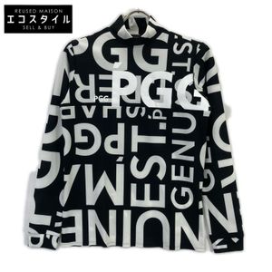 PEARLY GATES PGG 23 Years 269-3266904 Delta Logo Print Long Sleeve Cut-Sleeve Shirt 1 [Used]