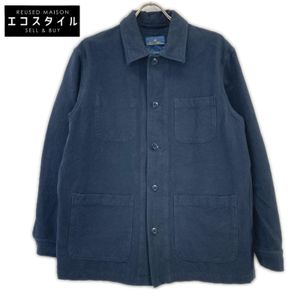 Brooks Brothers 330000466 24 Navy Moleskin Chore Jacket, Size M [Pre-owned]