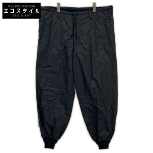 Y's YF-P89-885 Black Quilted Ribbed Pants, Size 3 (Used)