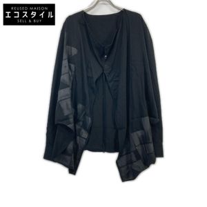 Yohji Yamamoto FH-B08-228 Black Design Long Jacket 1 [Pre-owned]