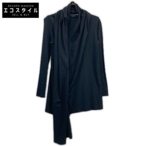 Limifu LQ-T86-040 Black Asymmetrical Blouse, Size S (Pre-owned)