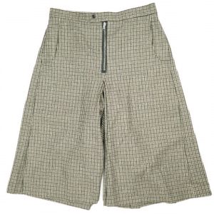 CLASS 2023AW Made in Japan Culottes Skirt CCDA05UNI A 2 Brown Check Wide Shorts (Original Price: ¥99,000) [Pre-owned] [CLASS]