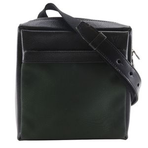 二手LOUIS VUITTONSayan 单肩包 M30902，Taiga 和尼龙帆布，Ardoise 色，2004 年，SP0044，斜挎/单肩包，拉链，男士