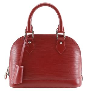 二手LOUIS VUITTONAlma BB 手提包，两用肩背包，M41160，Epi 皮革，2013 年款，红色，MI3173。可斜挎、单肩或手提。双拉链设计。女士款。