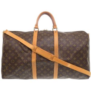 Pre-owned LOUIS VUITTON Vuitton Keepall Bandouliere 55 Monogram M41414 Boston Bag LV 0681