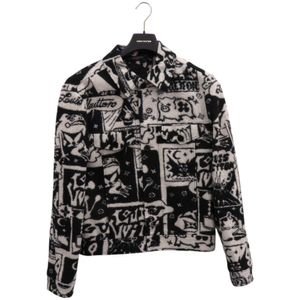 Excellent condition Louis Vuitton Comic Tracker RM231 VY6 HOY60W wool and nylon black ash-black LV jacket 1381 [Pre-owned] LOUIS VUITTON