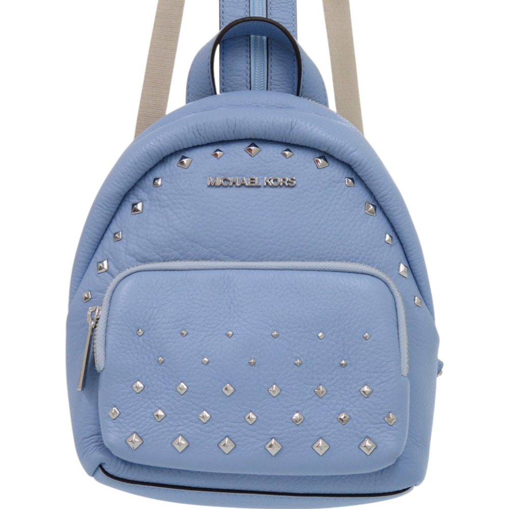 未使用⭐MICHAEL KORSリュック Like new Michael Kors Studded 35T0SERB1L 904 Coated Canvas Light