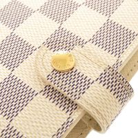 路易威登 Agenda PM Damier Azur R20706 白色筆記本封面 LV 1225 [LOUIS VUITTON] 成色極佳