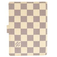 路易威登 Agenda PM Damier Azur R20706 白色筆記本封面 LV 1225 [LOUIS VUITTON] 成色極佳
