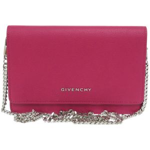Excellent condition Balenciaga Pandora Chain Wallet, magenta leather, long wallet 1049 [Pre-owned] BALENCIAGA