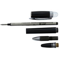 미품 몽블랑 FINE 라이너 스타워커 실버 쇠장식 블랙 블랙 펜 문방구 문구 1469[중고] MONTBLANC