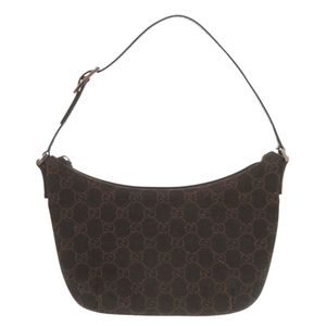 Excellent condition Gucci 32160 GG Canvas Braun Handbag 1414 [Pre-owned] GUCCI