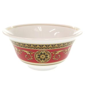 Used Versace Medusa ceramic white and red bowl, VERSACE .