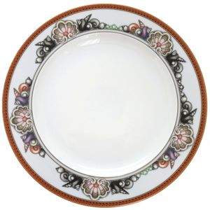 Unused Versace Etoiles de la Mer ROSEN white ceramic plate 1282 [Pre-owned ] Plate