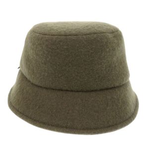 Excellent condition Fendi FXQ901 size small wool khaki bucket hat 1332 [pre-owned] FENDI