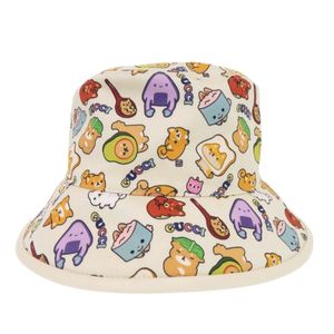 Like new Gucci Pikarar KAWAII 736960 4HAX1 9278 Bucket Hat, Light Beige Cotton, Hat 0033 [Pre-owned] GUCCI