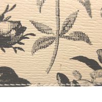 全新未使用 Gucci Herbarium 662130 皮革米黑色鉛筆盒 1564 [二手] GUCCI