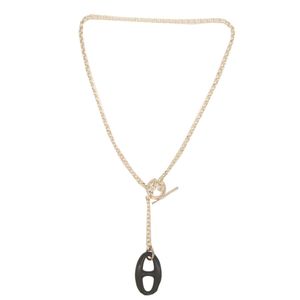 Like new Hermès Chaine d'Ancre Charm Silver 925 Necklace 0271 [Pre-owned] HERMES