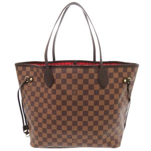 미품 루이비통 네버풀 MM 다미에 슬리즈 N51105 토트 백 LV 1285 LOUIS VUITTON