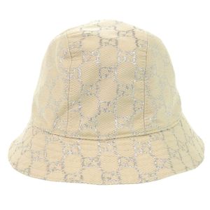 Excellent condition Gucci GG glitter bucket hat 631951 wool/nylon beige hat 0316 [Pre-owned] GUCCI