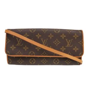 Pre-owned LOUIS VUITTON Vuitton Pochette Twin GM Monogram M51852 Shoulder Bag LV 0417