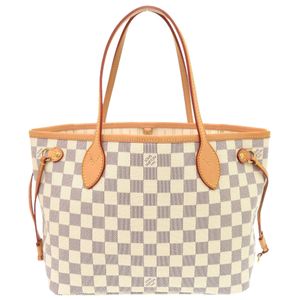 Excellent condition Louis Vuitton Neverfull PM Damier Azur N51110 tote bag LV 0150 [Pre-owned] LOUIS VUITTON