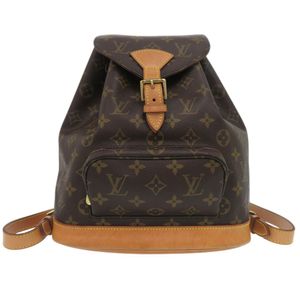 กระเป๋าเป้/กระเป๋าเป้สะพายหลัง Louis Vuitton Montsouris MM Monogram M51136 มือสอง รหัส LV 0503