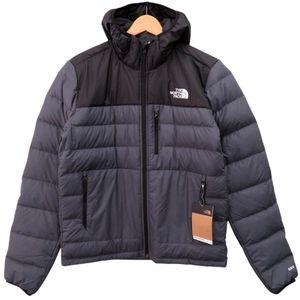 Used The North Face Aconcagua Hoodie Down Jacket, Polyester Gray, NF0A4R26NY7, 2136.