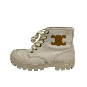 Pre-owned CELINE 23.0 High-Top Sneakers in White