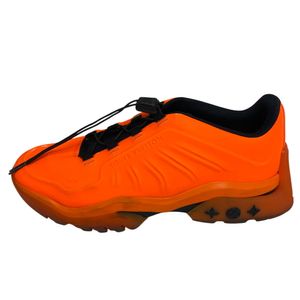 Pre-owned LOUIS VUITTON Millennium Line Sneakers, Size 25.5 (FD0251), Orange