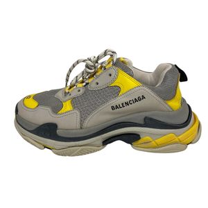 Pre-owned BALENCIAGA Triple S Sneakers, Size 27.5 (541624), Gray