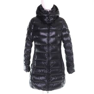 Excellent condition TATRAS 2023AW LTAT23A4693 D BABILA logo patch hooded down coat, black, size 04, authentic, women's