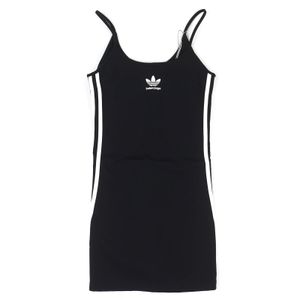 Unused BALENCIAGA x adidas 712287 Strap Mini Dress, Crepe Jersey, Camisole, Black/White, Size 34, Made in Italy, Authentic, Women's