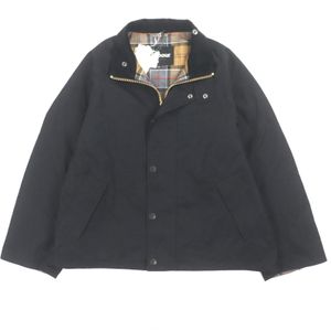 Barbour 2025 Autumn/Winter Transport Blouson, a Freak's Store exclusive, corduroy collar, double-zip jacket, black, size 38, authentic, men's