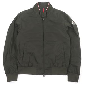 Excellent condition MONCLER REPPE GIUBBOTTO nylon jacket with logo patch, khaki, size 0, authentic, men's