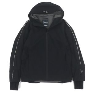 Excellent condition: Herno GI033UL LAMINAR GORE-TEX double zip-up mountain parka, black, size 48, authentic, men's.